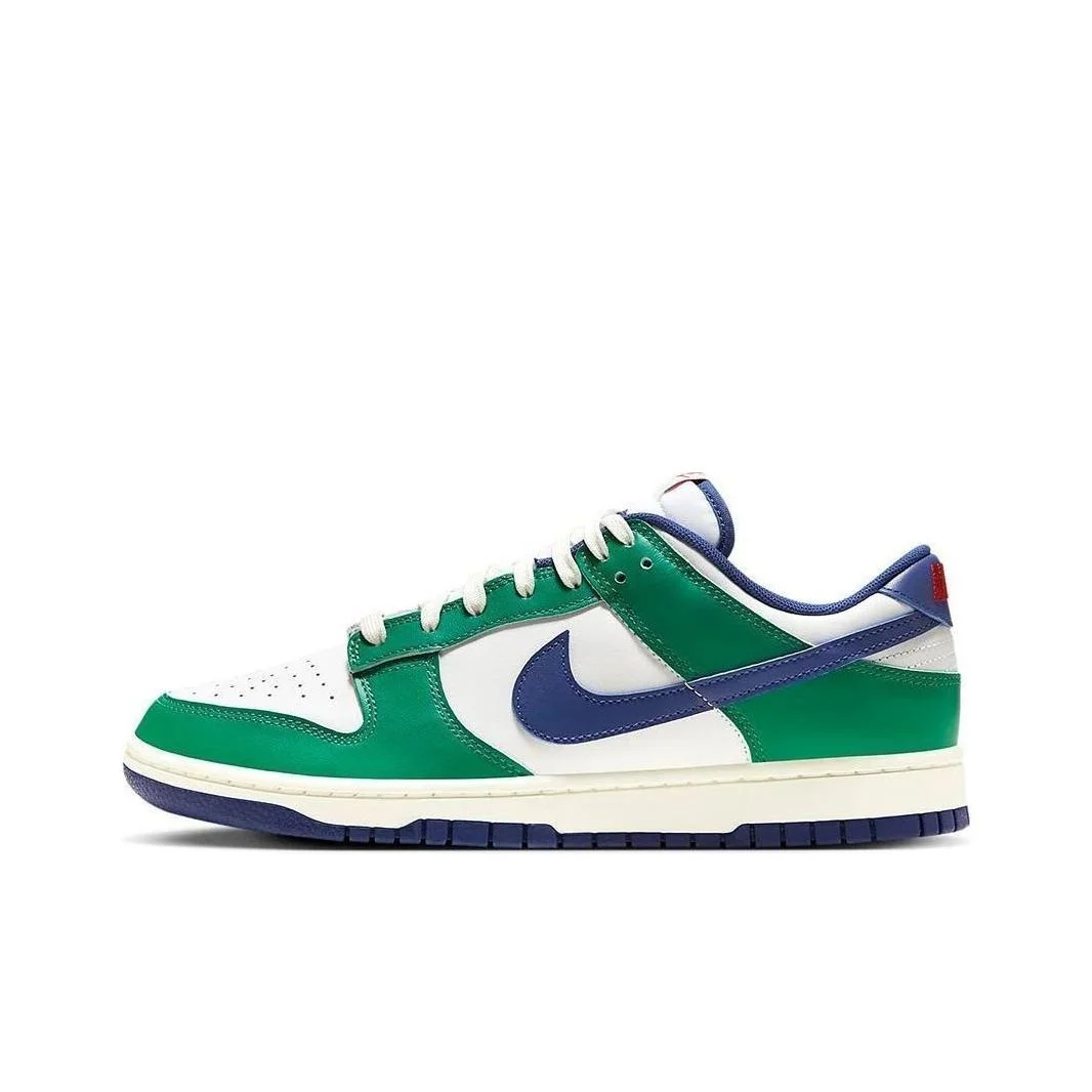 Nike Dunk Skateboard Shoes Unisex Low Top White/Green FQ6849-141