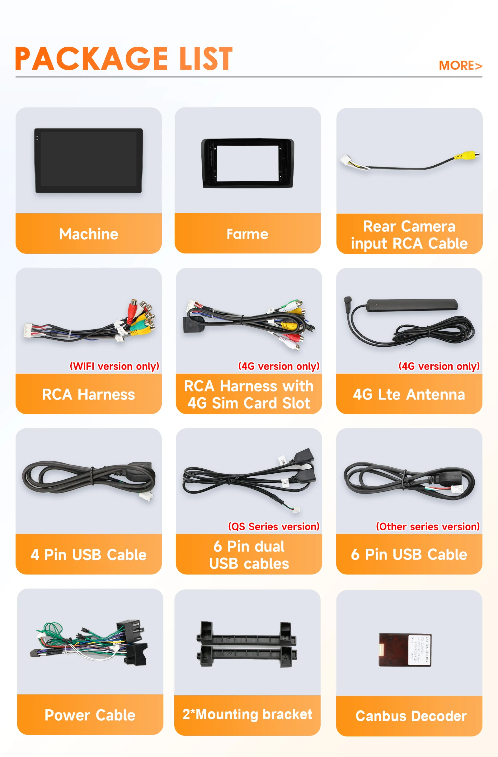 4G 8Core Android 13 Autoradio For Mercedes Benz ML W164 GL X164 2005-2012(ML350 ML320) Multimedia Player Carplay GPS Stereo 2din