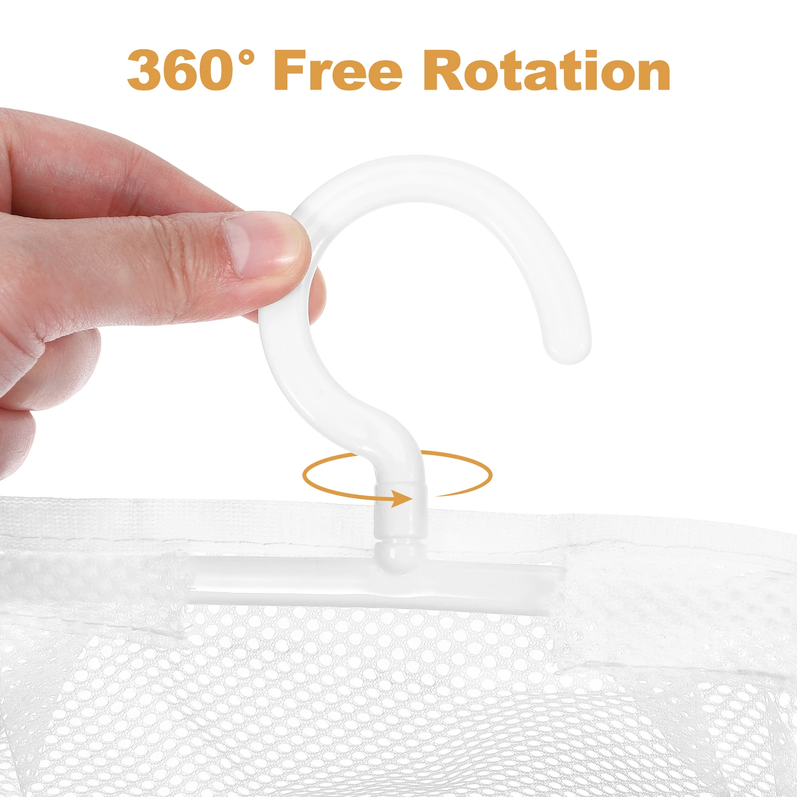 

2Pcs Hanging Mesh Bag Kitchen Storage Breathable Pouch PP Travel Laundry Basket Foldable Fruit Vegetable Bag Home ganizers
