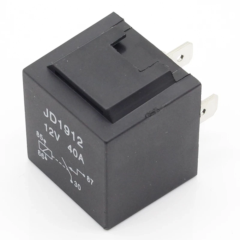 1 pair 12V 12Volt 40A Auto Automotive Relay With Socket and 4 Wires 40 Amp Relay 24V 36V 48V 60V