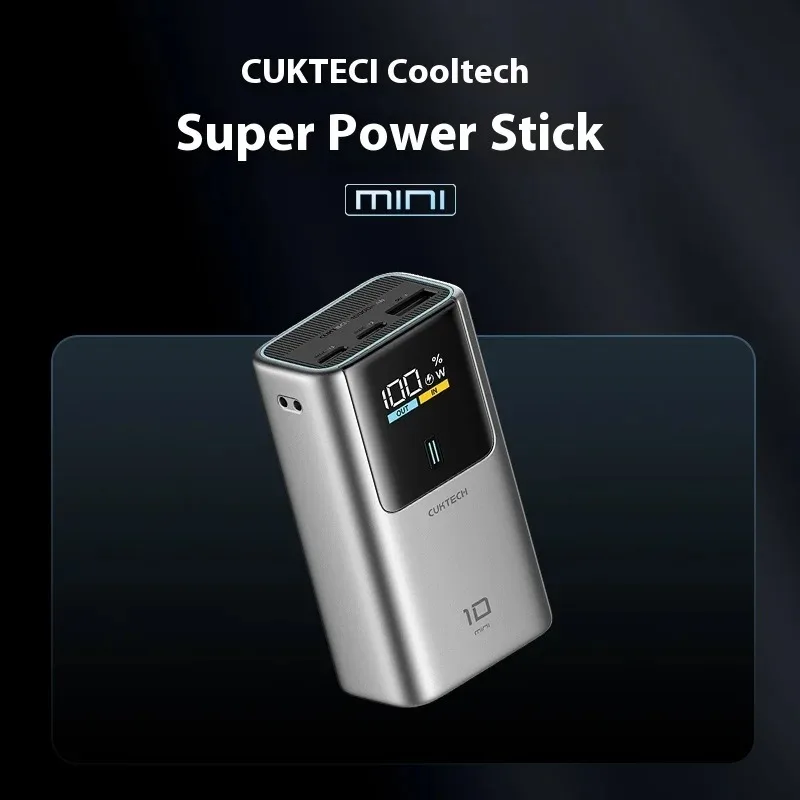 CUKTECH 10 Mini Power Bank 55W MAX 10000mAh High-Capacity Digital Display Power Bank Portable Fast Charging Chargers Original