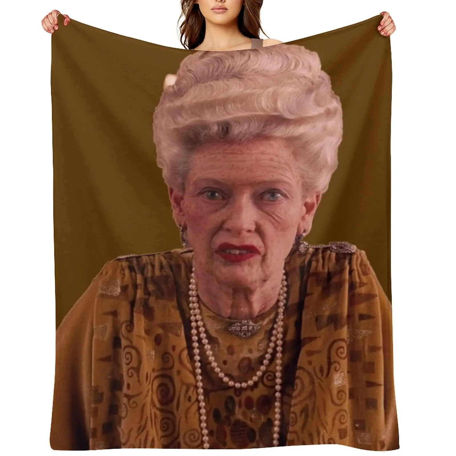 Madame D. Throw Blanket Luxury Designer Summer Quilt valentine gift ideas Blankets