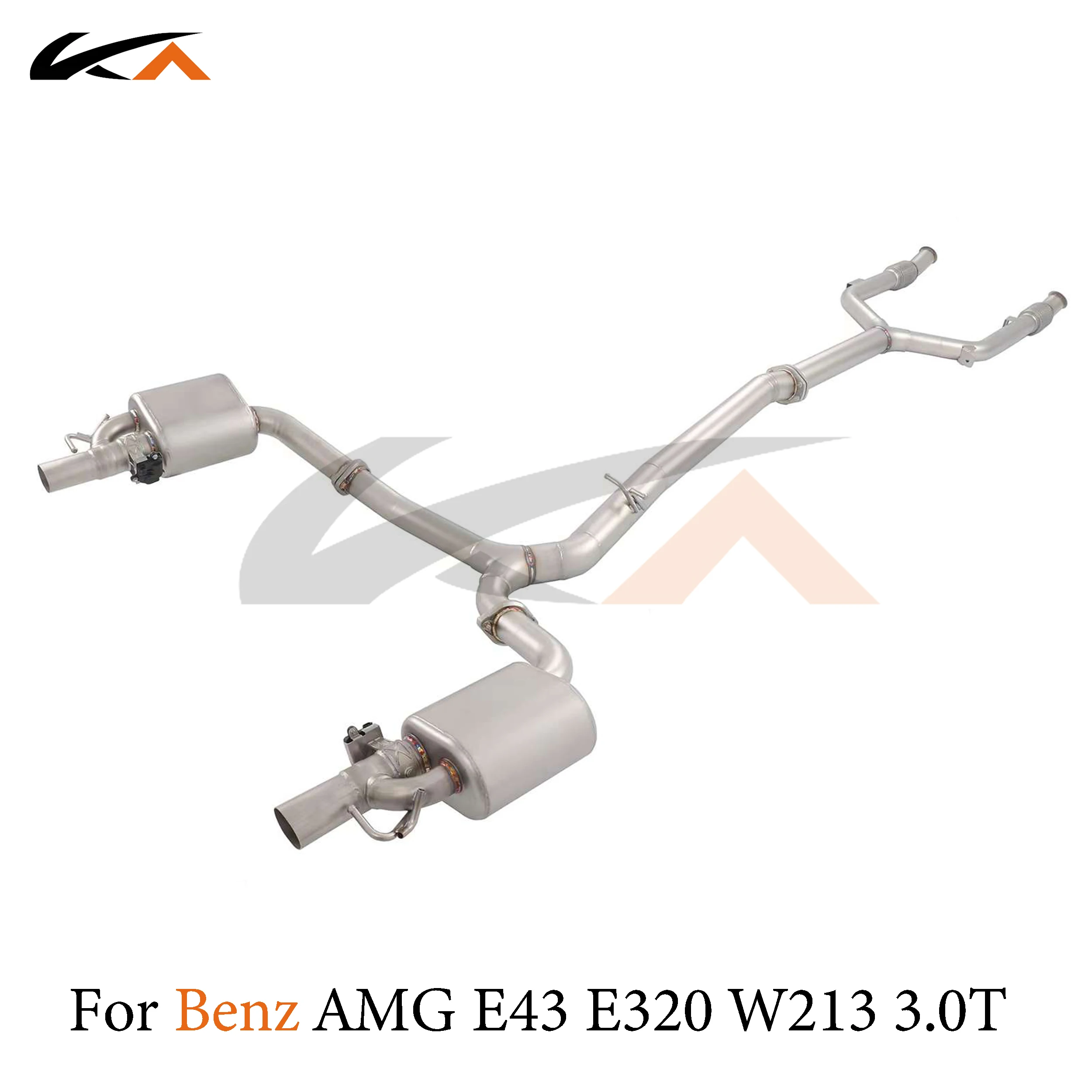 

KA Tuning exhaust system parts stainless catback for Mercedes-Benz AMG E320 E43 W213 3.0T rear section performance muffler valve