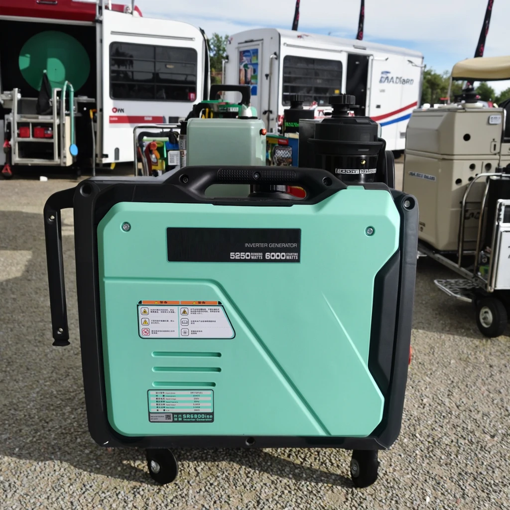5500W 6000W Super Silent Inverter Dual Fuel Petrol LPG Generator Remote 4-Stroke Low Noise 60dB for Home RV Moving Use Tool
