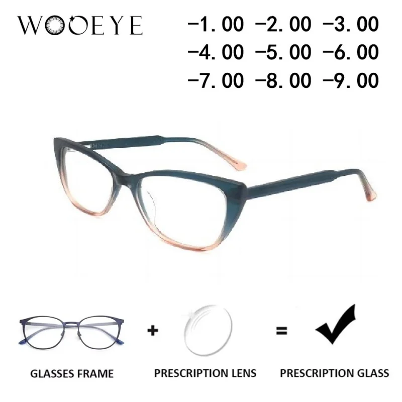 

Photochromic Glasses Fashion Acetate Prescription Glasses Rectangle Optical Lenses With Recipe Man Myopia Eyeglasses Men