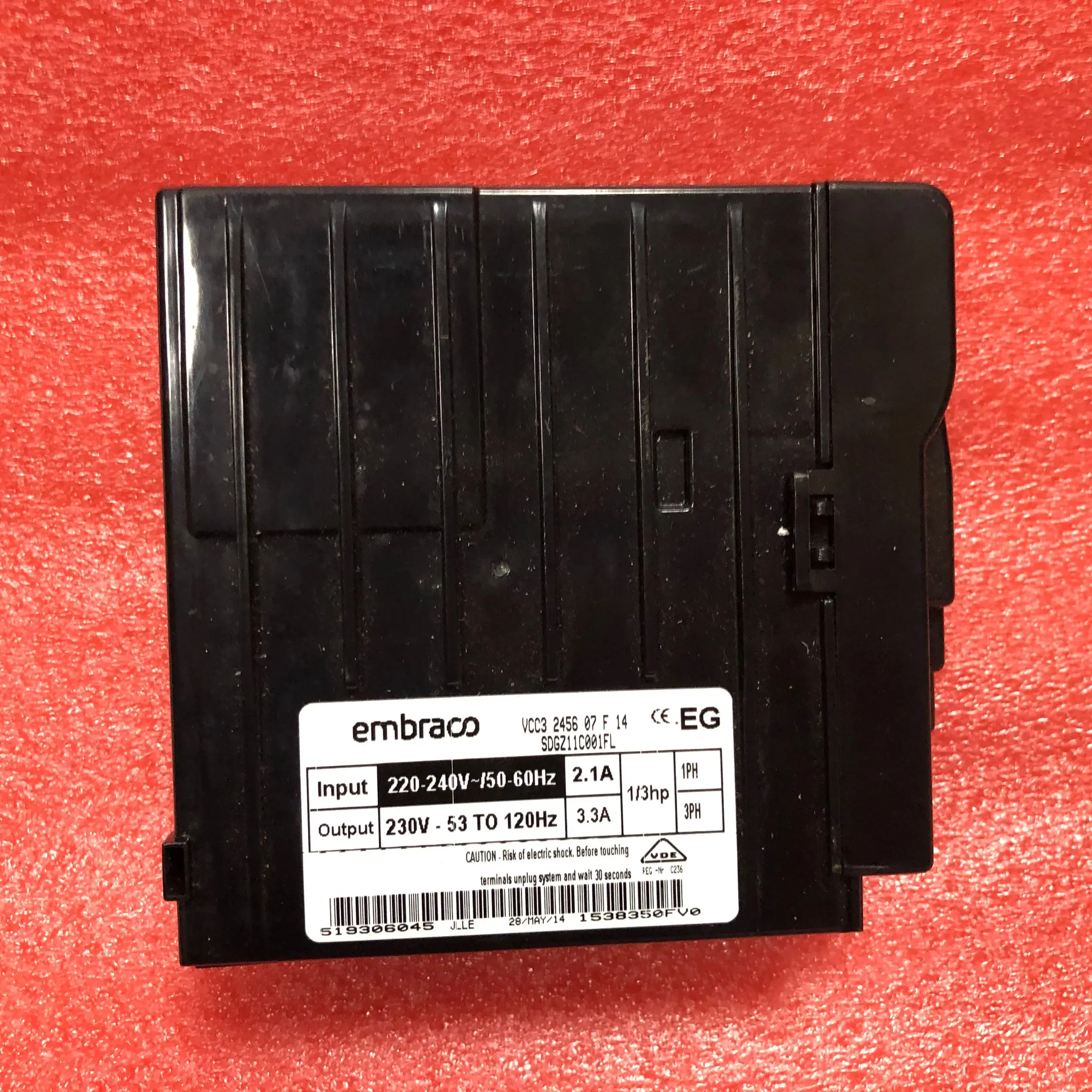 1pcs/lote Original , embraco vcc3 2456 07 good quality VCC3 2456 07 F 14