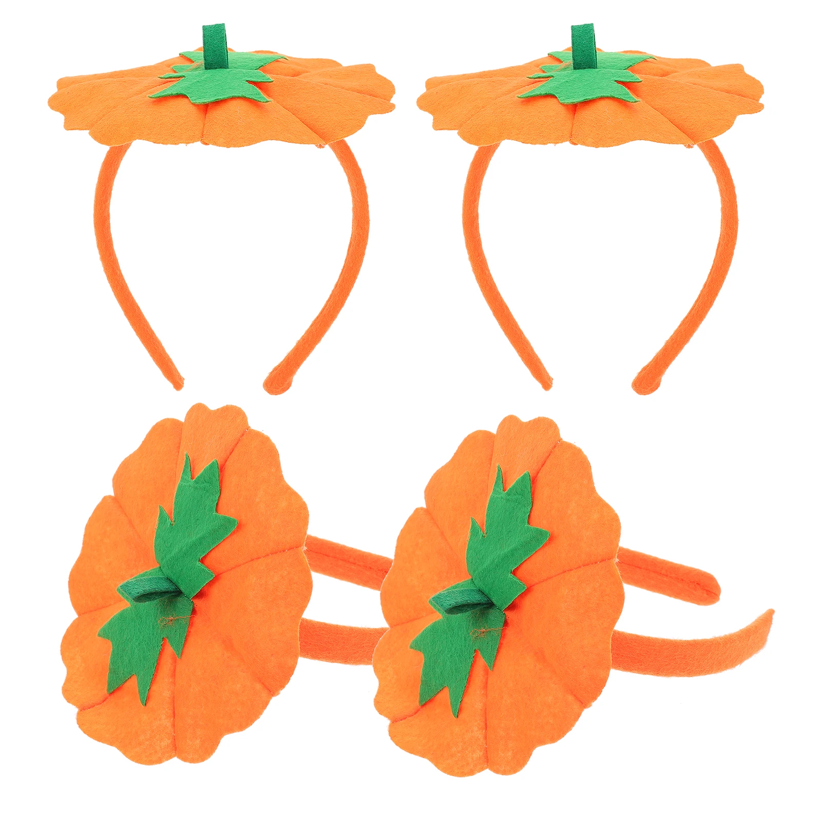 

4pcs Halloween Pumpkin Headband Lovely Design Hair Hoops For Cosplay Party Festival Costume Decorative Hair Accessories