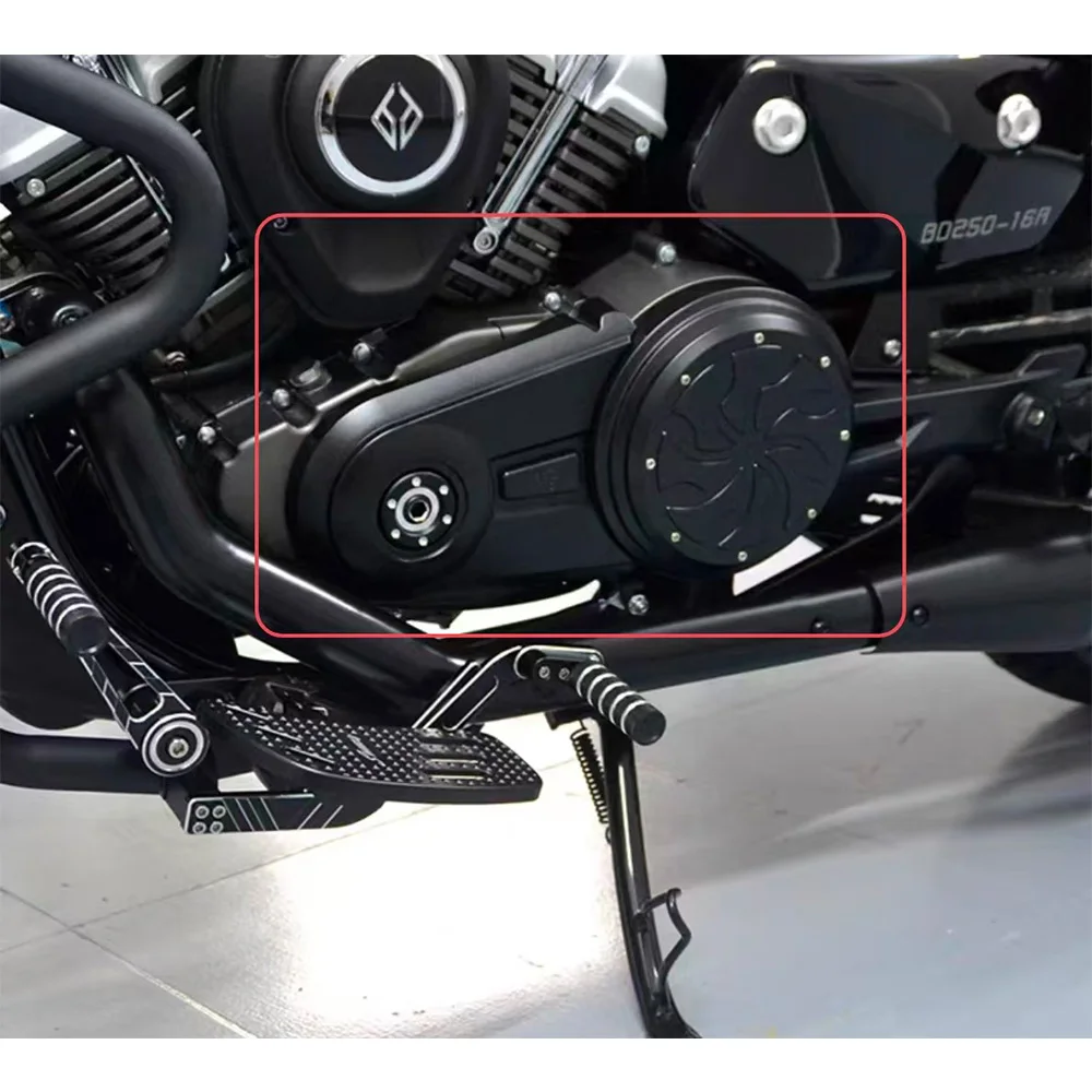 For Benda BD 300 BD300 Engine refitted large flying cover side cover belt decorative cover