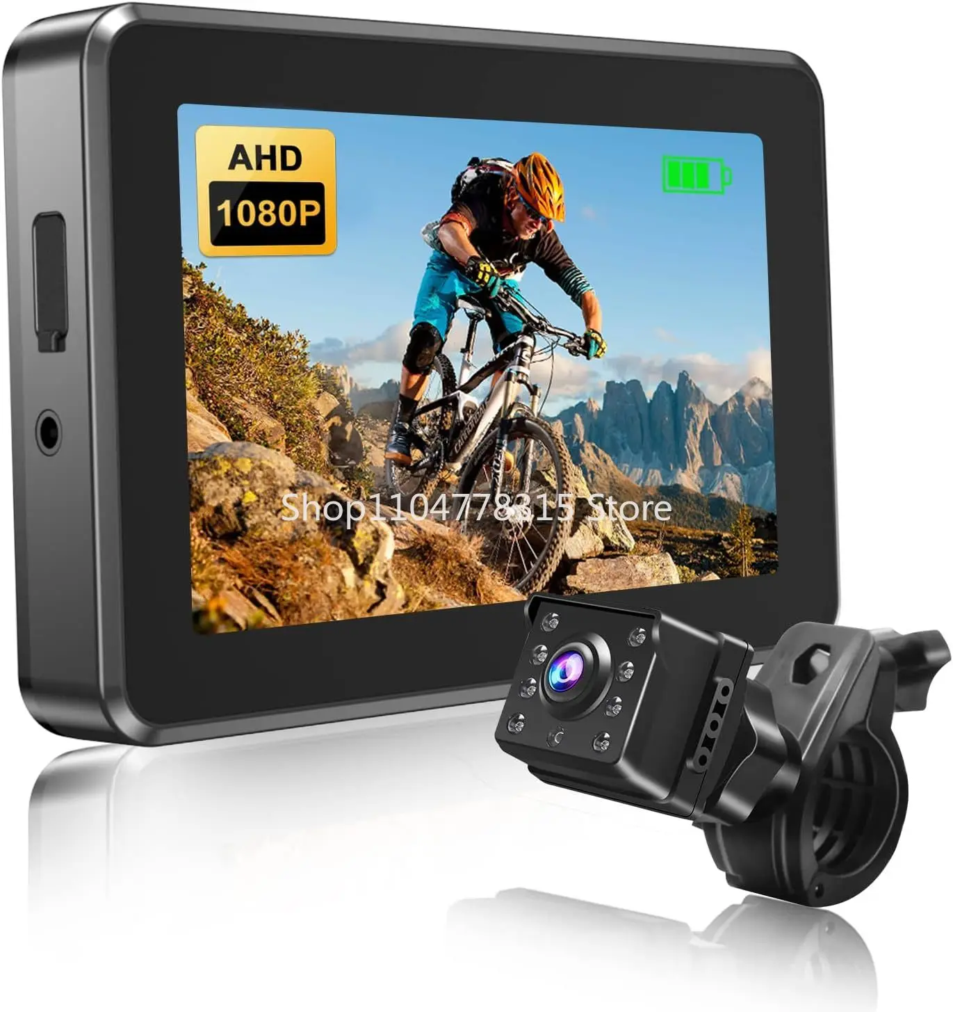 

Bicycle and Motorcycle Riding Monitoring Video Real-time Display of Rear Situation AHD 1080 2 Million Pixels