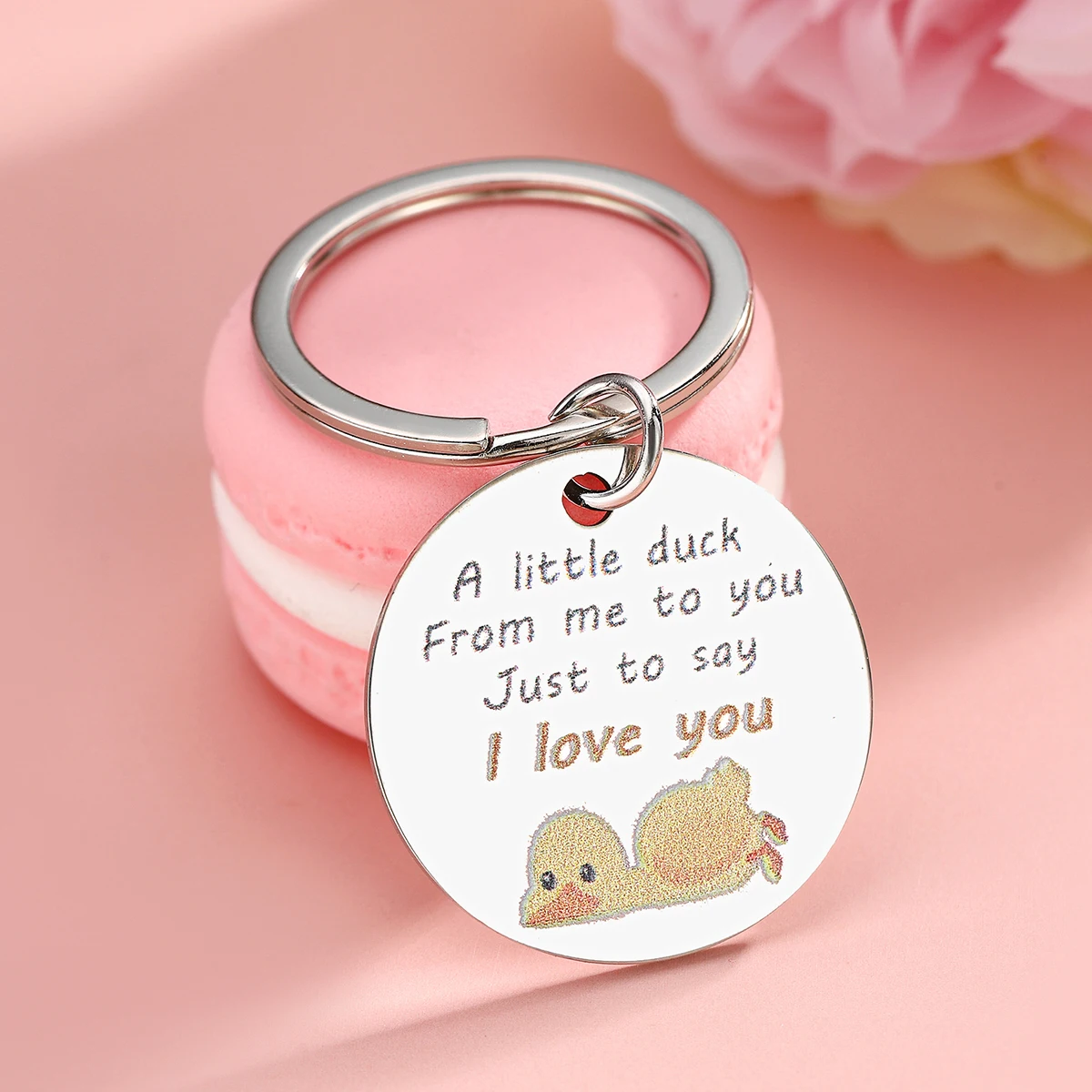 I Love You Gifts For Him Keychain Boyfriend Gift For Boyfriend Girlfriend Long Distance Relationship Gift Duck Gift