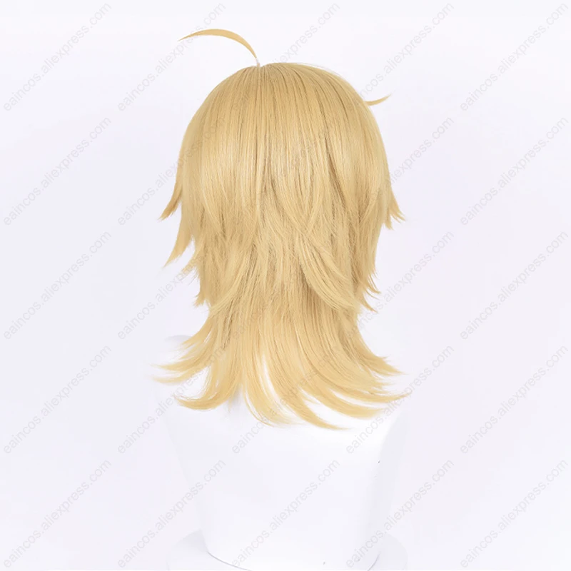 ES Hakaze Kaoru Peluca de Cosplay, pelo sintético resistente al calor, cuero cabelludo simulado, 40cm