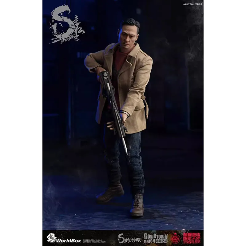 In Stock Original Worldbox AT036 1/6 Downtown Union Smuggler Wu Zhen Yu Male Action Figure Full Set Model Collection Gift