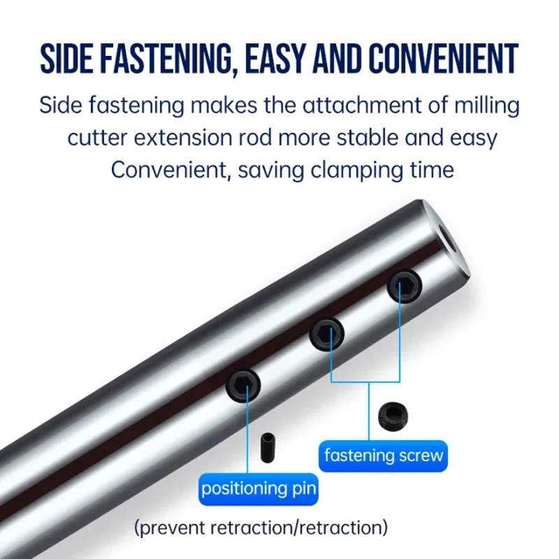 Imagem -02 - Haste de Extensão Fixa Lateral Sísmica Haste Reta Através da Haste de Extensão do Furo Cnc Máquina-ferramenta Sld3 d4 d5 d6 d8 D10 D12 D16