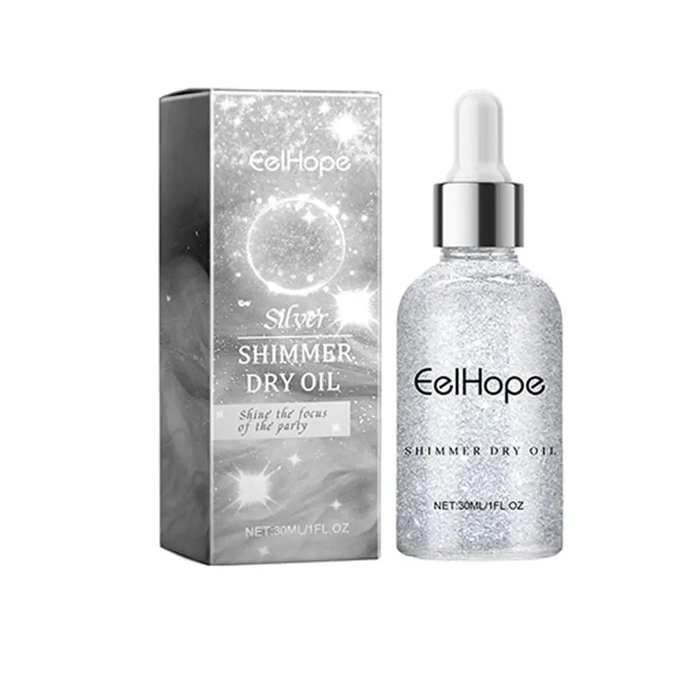 Spray liquide surligneur pour le corps, huile bronzante pour le visage, miroitement, surbrillance, maquillage cosmétique liquide, gratitude, contour du corps, P6X5, 30ml