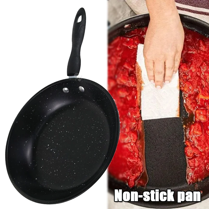 

1Pc 23cm Mini Frying Pan Non-Stick Thickened Antistick Frypan Pot Fried Eggs Pans Saucepan Gas/Induction Kitchen Cookware