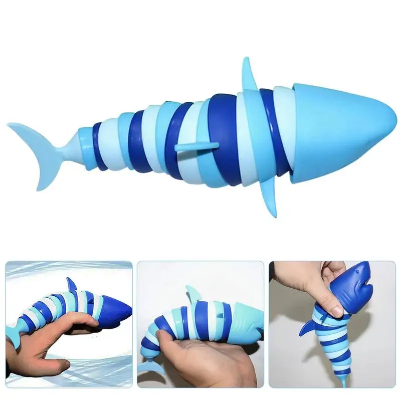 Swimming Shark Toy Tiny Shark Toys For Boys Fun Shark Toy Toddler Sensory Toys And Birthday Party Favors For Children