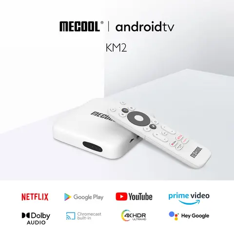MECOOL KM2 Smart TV Box 2GB 8GB Amlogic S905X2 BT4.2 4K HD 2.4G/5G WiFi Media Player Android 10.0  Set Top Box