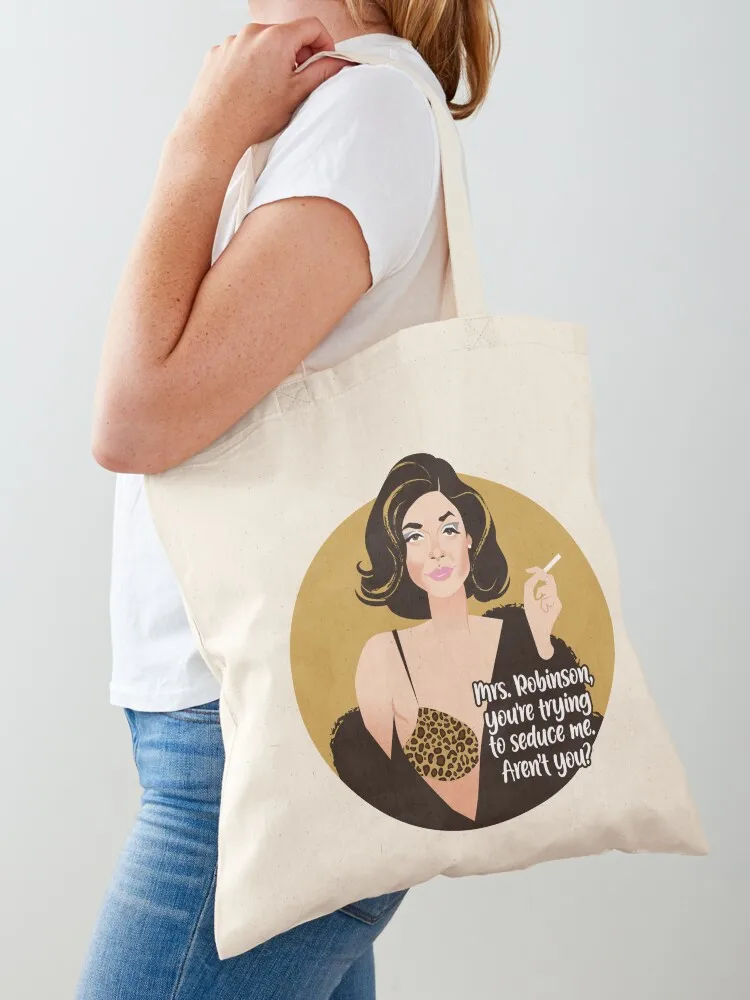 Mrs. Robinson Tote Bag Large bags for women custom tote bag sacs de shopping Women's shopping bag