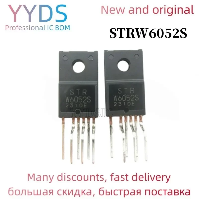 

5PCS STRW6052S TO220F-6 W6052S TO-220F STRW6052 STR-W6052S W6052 TO-220