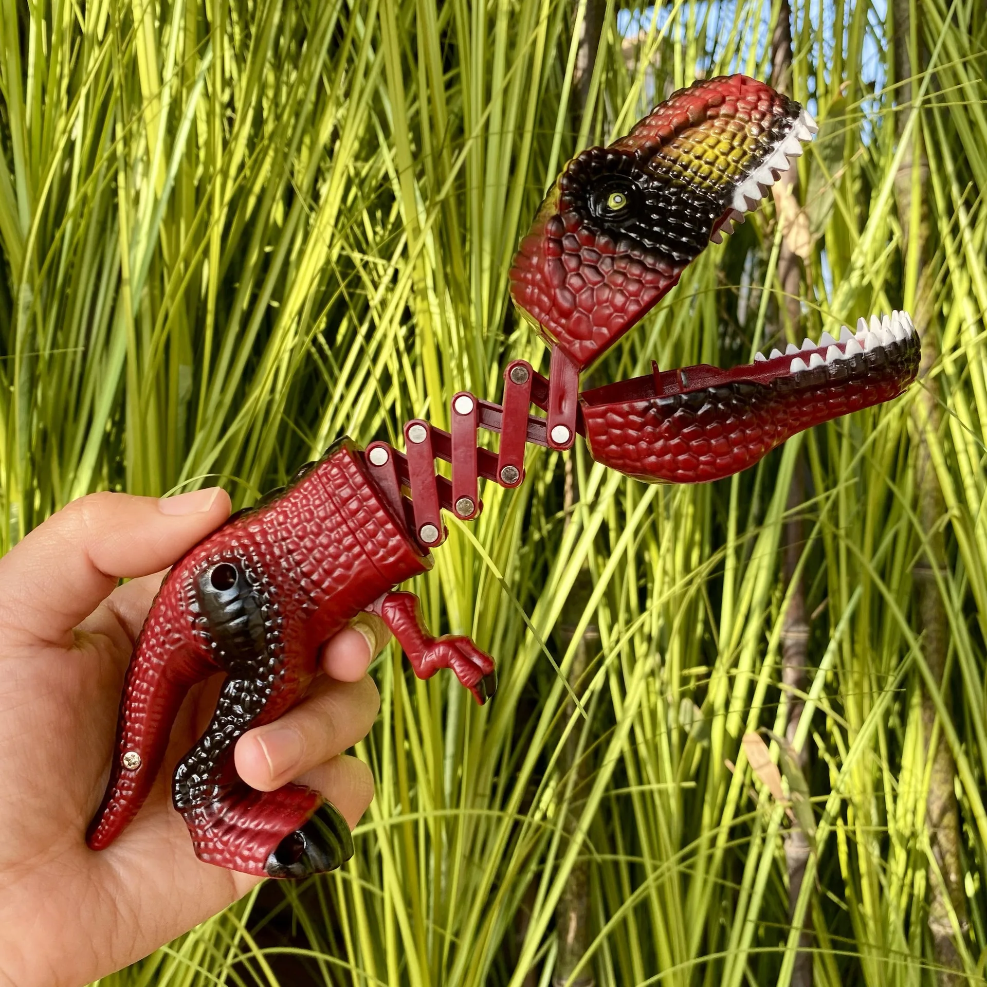 

Dinosaur Grabber Bite Spoof Toys Animal Claw Spring Clip Toy Dino Toys Parent-child Interactive Game Novelty Toys For Boys