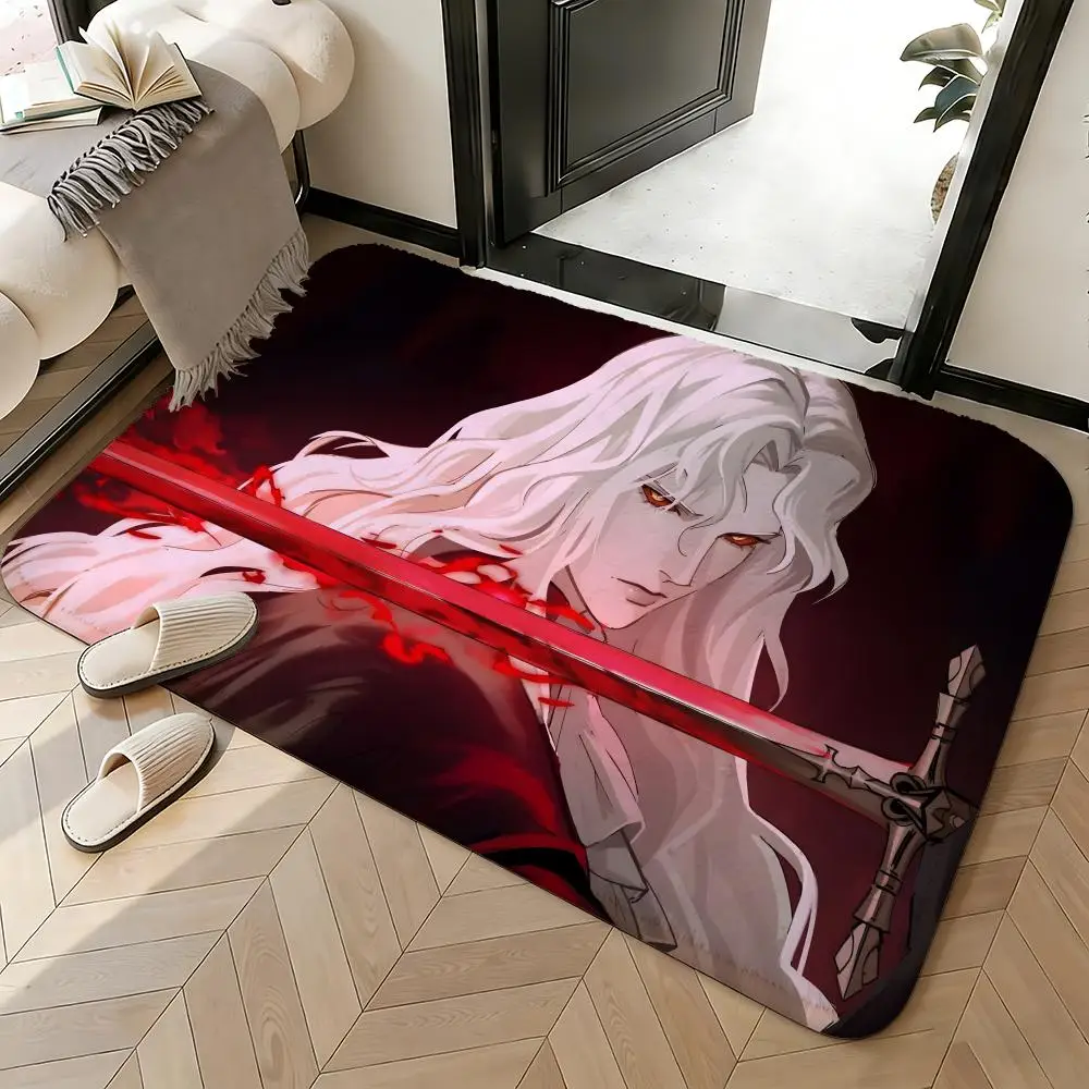 Soft Absorbent Non-Slip Rug Game Castlevania Floor Mat Home Decor Doormat Bedroom Floor Mat Shower Carpet