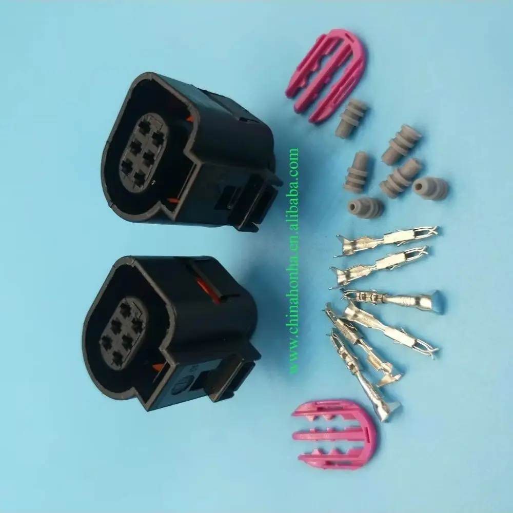 5/10/20/50/100 pcs 6Pin PLUG 1J0973713 CONNECTOR case 000979132E Wiper Washer Fluid Pump Pigtail Wiring Plug Connector