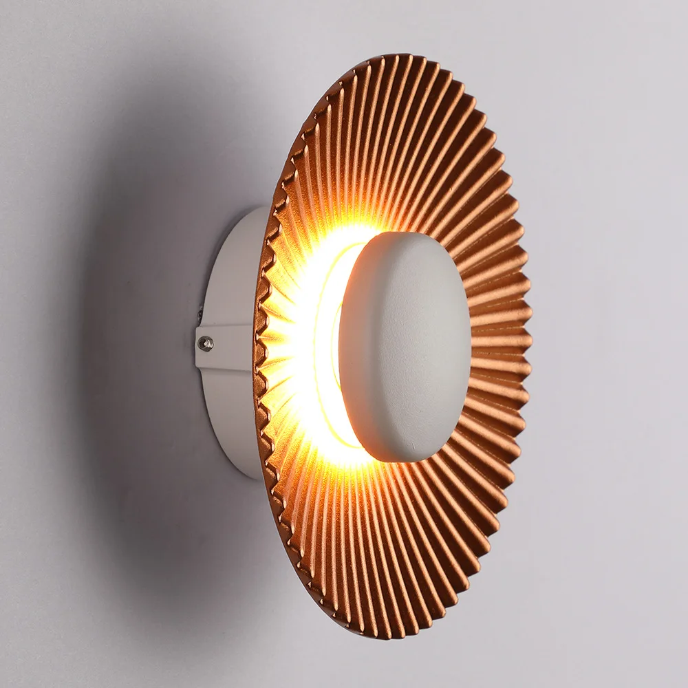Modern Indoor LED Wall Lamp Rotundity Sconces Corridor Bedside Living Room TV Background Stair Home Accessories Lighting Fixture