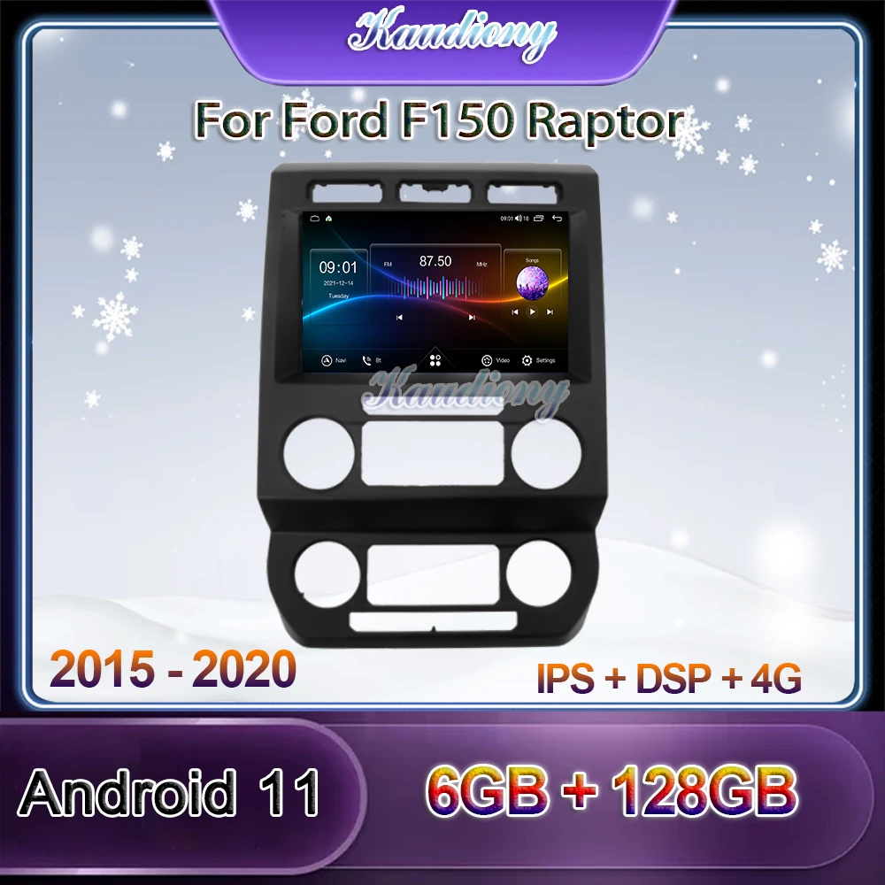 

Kaudiony 9" Android 10 Car Radio For Ford F150 Raptor P415 Car DVD Multimedia Player Auto GPS Navigation Stereo 4G DSP 2012-2020