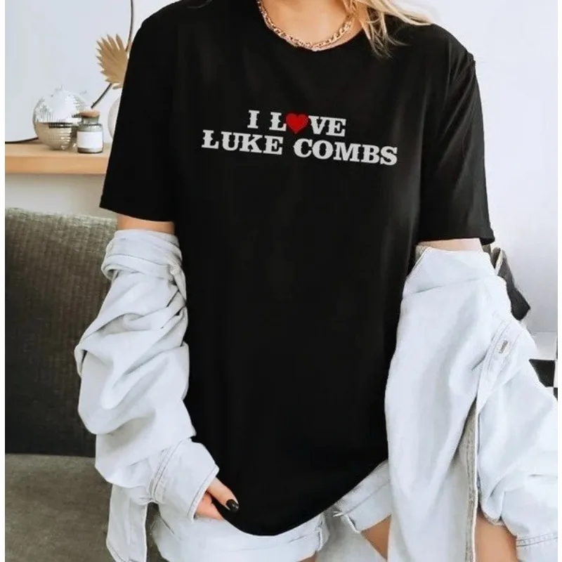 Luke Combs Merch 2026 Unisex T-shirt Men Short Sleeve Tops fashion Tee Clothes Causal Y2K Tops