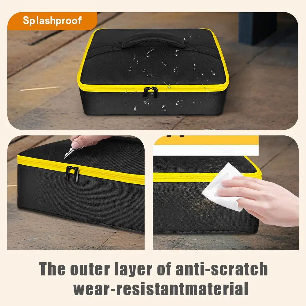 Glass Cutter Storage Bag Impact Driver Bag Case Compatible with 20V MAX* Angle Grinder Handbag Angle Grinder Accessories