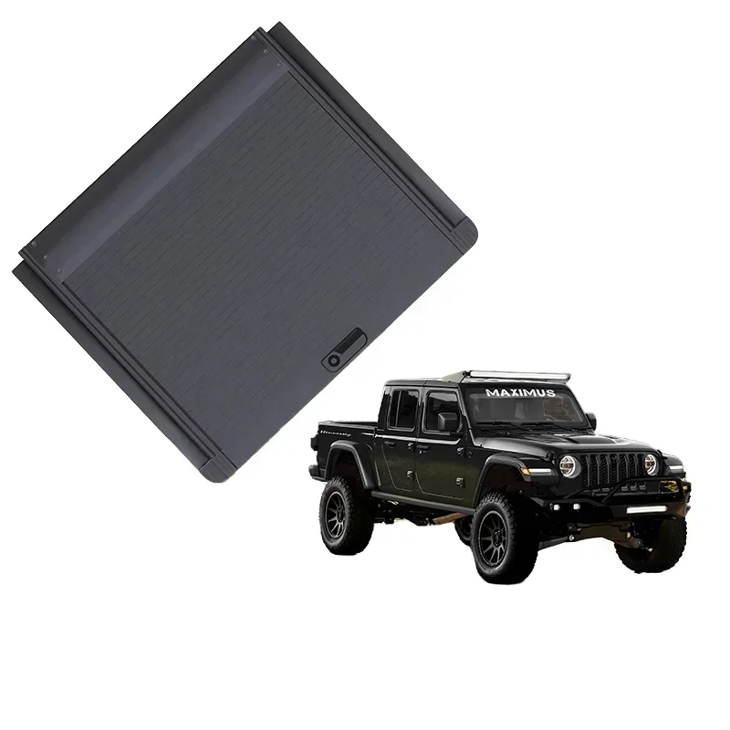 

GRANDTEC Manufacture 4x4 Pickup Manual Tonneau Cover Retractable Aluminum Alloy Roller Shutter Cover For Jeep Gladiator