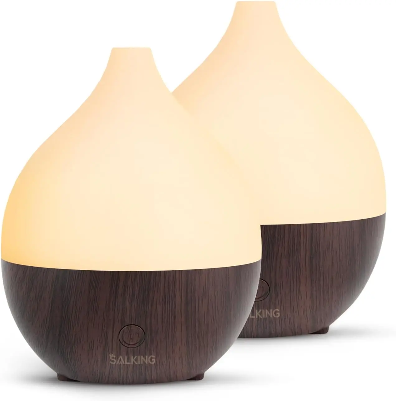 

Essential Oil Diffuser (Set of 2 Dark), 100ml Small Ultrasonic Aromatherapy Diffuser for Essential Oils, Auto Shut-Off, Cool
