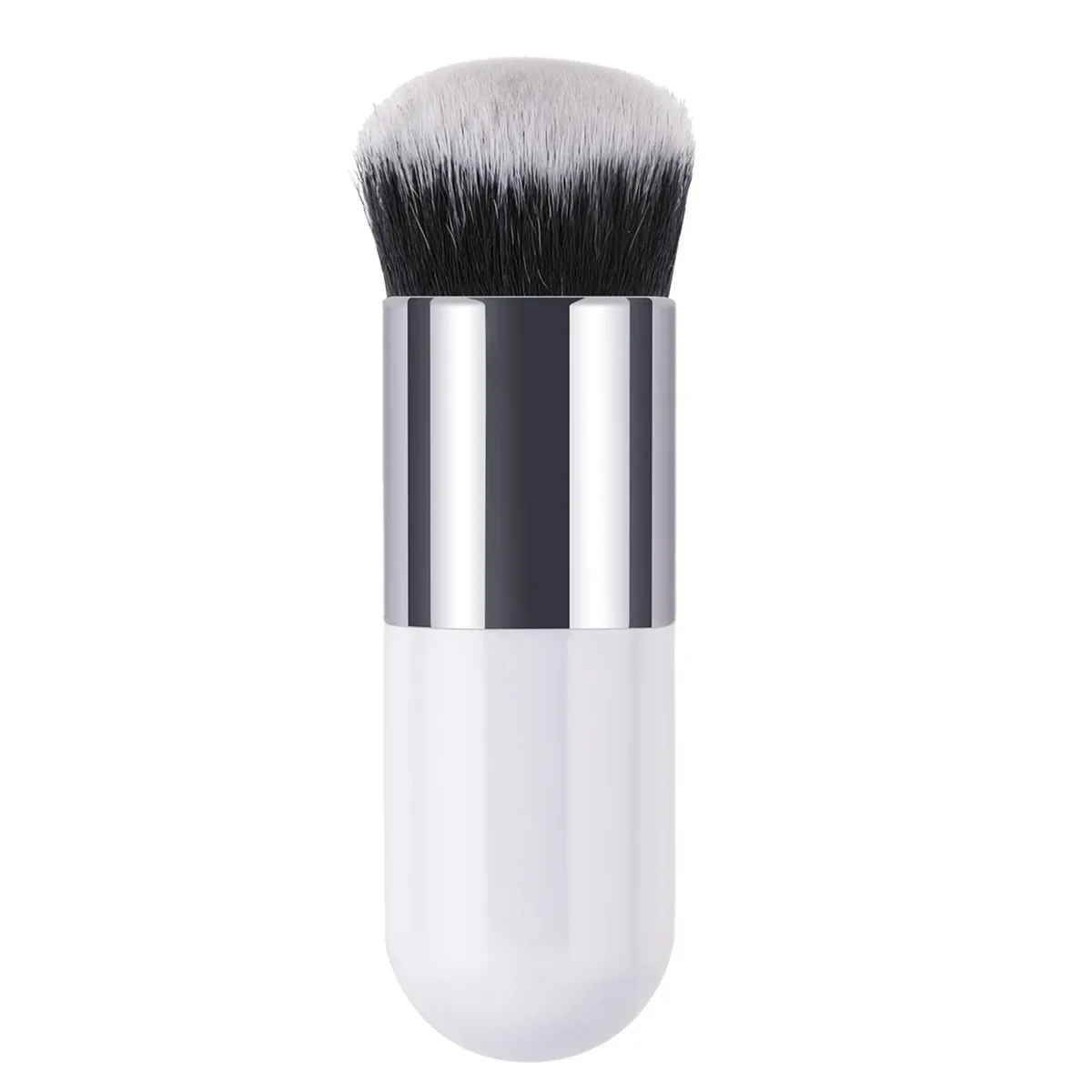 1 unidad de brocha de maquillaje en polvo suave, colorete, base, brocha de maquillaje portátil para mujer, herramienta cosmética, maquillaje cosmético, brocha individual grande para el rostro