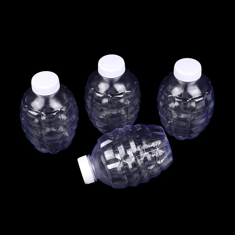 4 Pcs Water Gel Bead Accessories for Gun, Water Gel Bead Subpackage Bottle, Plastic Hopper, Pineapple Bottle