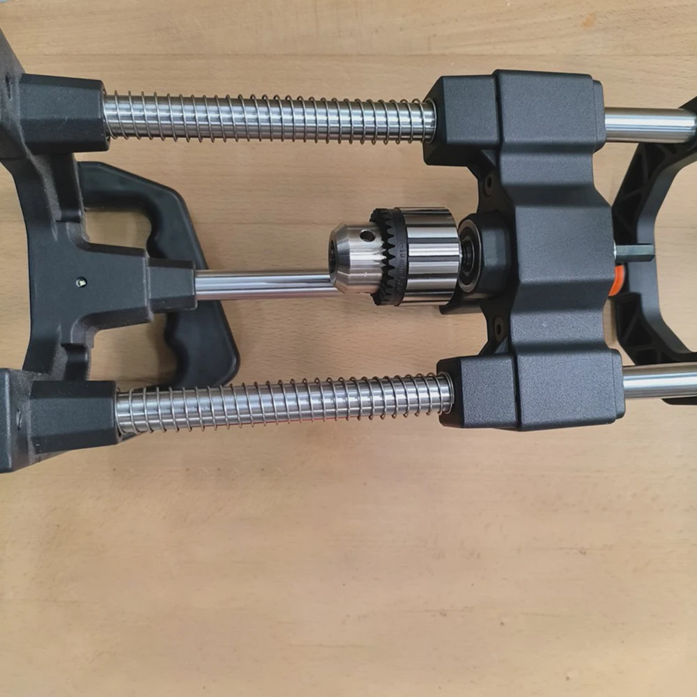 Multi-Function Vertical Drilling & Tapping Guide with Scale - For Wood, Aluminum Profile, and Angled Drilling