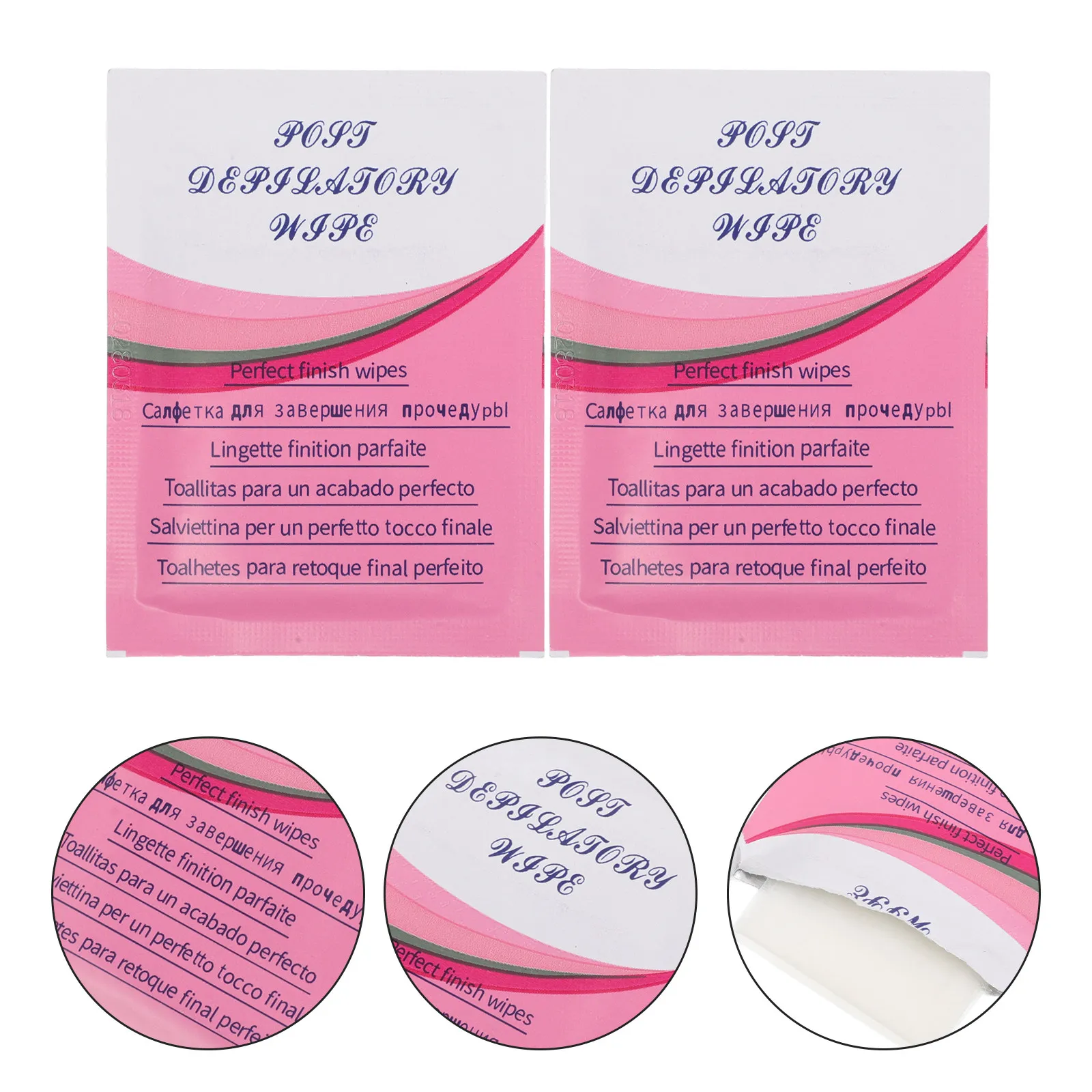 

50 шт. Салфетки для удаления воска после депиляции, нежные очищающие подушечки, универсальное средство для удаления остатков воска, успокаивающая формула