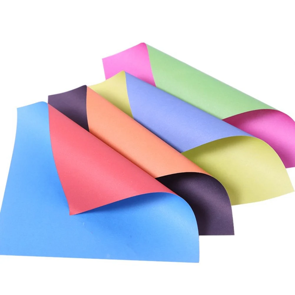

120 Sheets Two-sided Two-color Origami Two-sided Different Colors Paper Cuttings Colored Square Paper Crane Paper Folding Manual