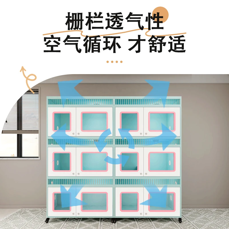 

Шкаф для домашних животных на вилле для кошек, клетка для кошек из цельного дерева, клетка для разведения, шкаф для посадки для кошек, катерия, высококачественный