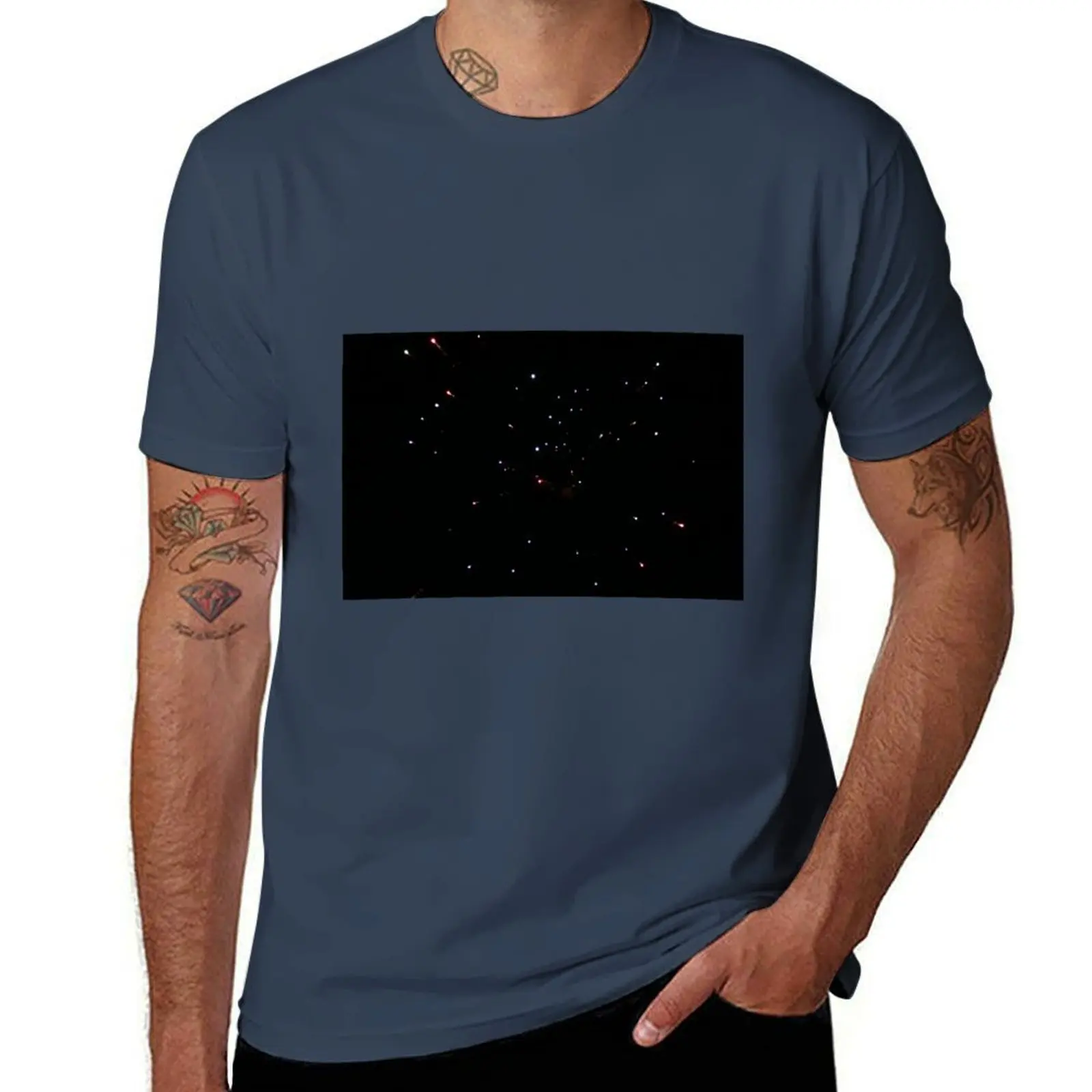 

Firework moments after exploding T-Shirt Anti-Fade Casual Tee Shirt