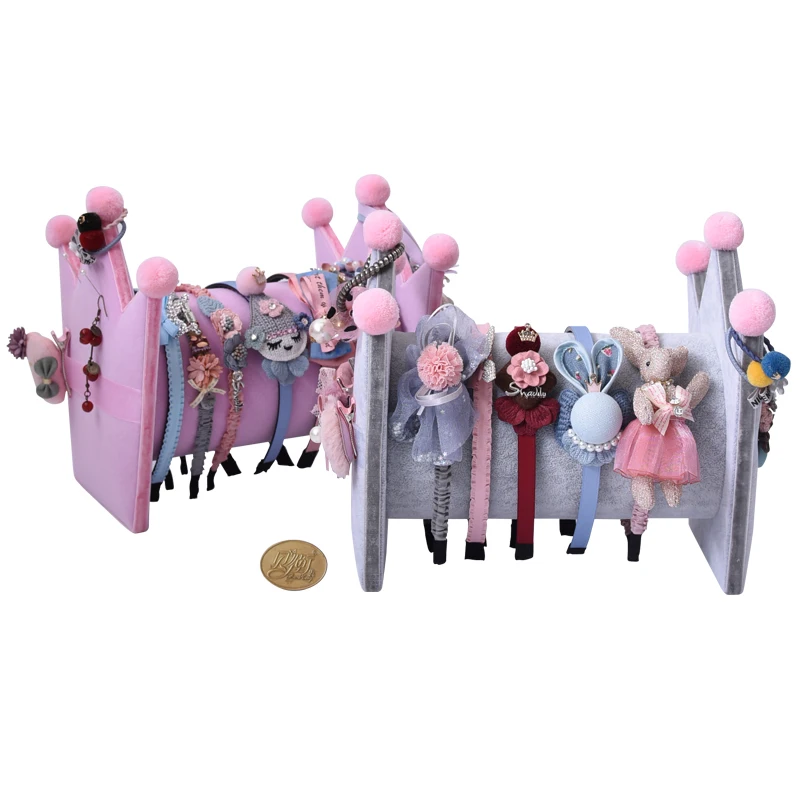 

Princ Sle Crown Hairband Holder Bead Storage Display Stand Earring Bracelet Organizer Faion Jewelry Accory Ra
