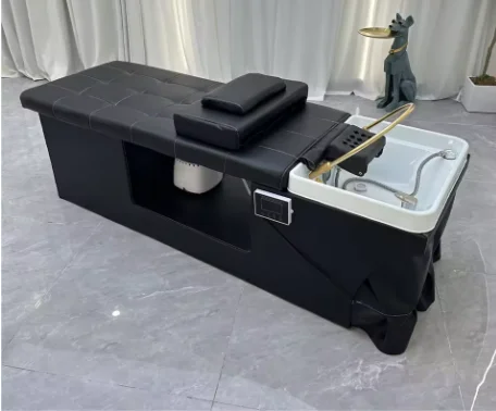 Salon Washing Hair Massage Hydrotherapy Shampoo Bed Spa Head Water Therapy Circulation Shampoo Beds