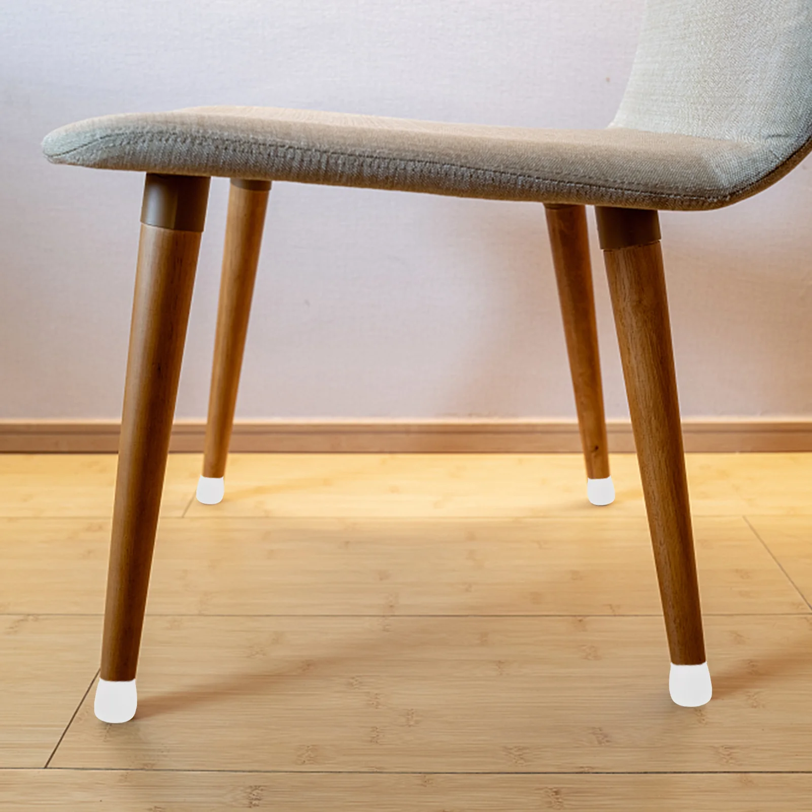 20 قطعة أقدام الطاولة الأكمام كتم منصات القدم لشريط البراز المطبخ كراسي الفناء متجر المنزل استخدام أقدام الطاولة البيضاء يغطي