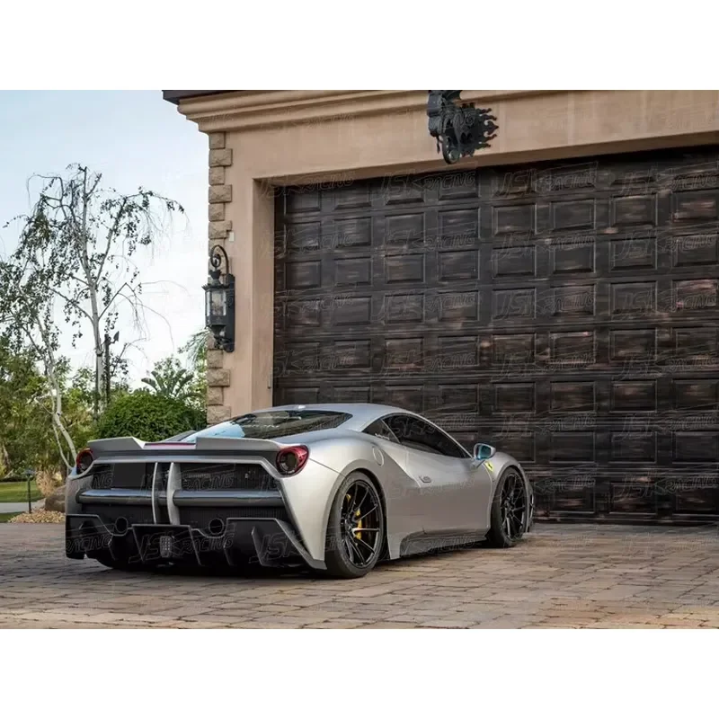 MS DESIGN STYLE HALF CARBON FIBER WIDE BODY KIT BODY KITS for 2015-2017 FERRARI 488 GTB