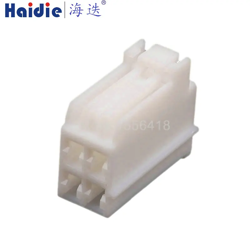 1-20 Sets 4 Pin 2.2 Series White Automotive Male Female Unsealed Socket With Terminal 6098-7200 Auto Parts
