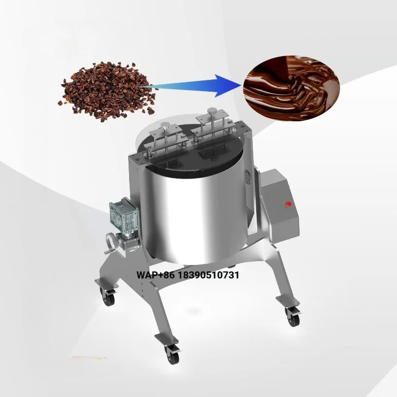 LST Commercial 25/60/100L Chocolate Melanger Machine Cocoa Stone Mill Grinder Machine Multifunctional Chocolate Making Machine