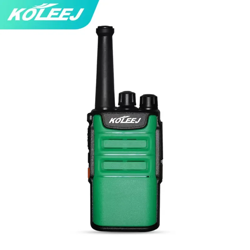 Koleej x profissional walkie talkie rádio de alta potência 16 canais civil portátil ao ar livre local de trabalho hotel 400-470mhz 12000mah