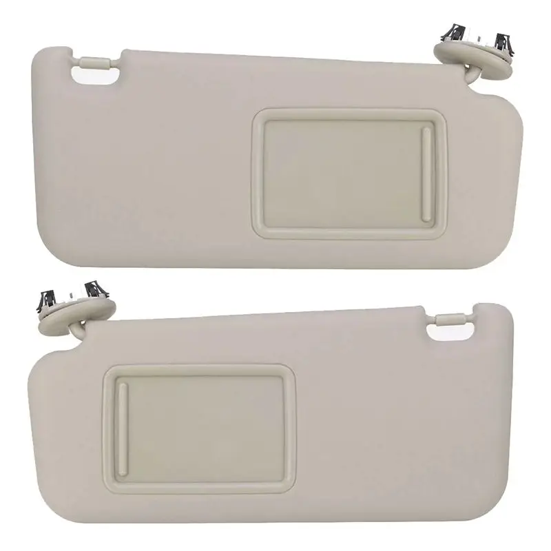 

1Pair Sunvisor Cover 74320-42501-A1 74320-42501-B2 For Toyota RAV4 2005-2013 Car Sunshade Makeup Mirror 7432042501-N29R