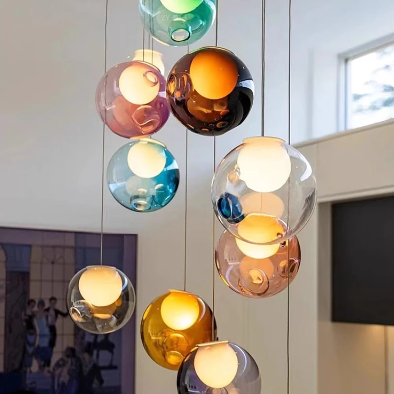 

Канадская люстра для ресторана Bocci T28, витражная, дизайнерская, для виллы, гостиной, пустого дуплекса, для лестницы