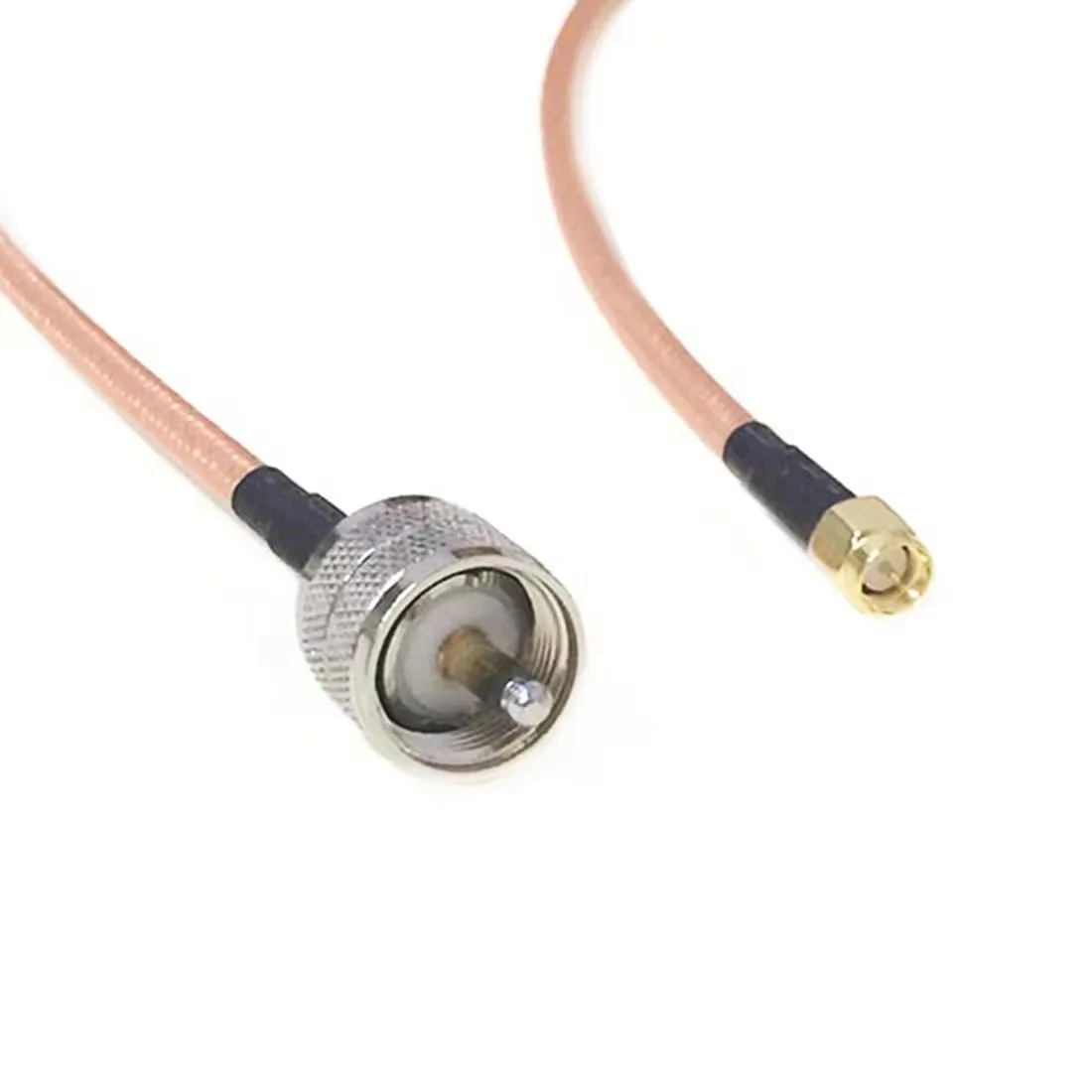 Hochwertiger Low-Loss-UHF-Stecker PL259-Schalter SMA-Stecker RF-Kabel RG142 50 cm/100 cm Adapter Großhandelspreis – Detail 5