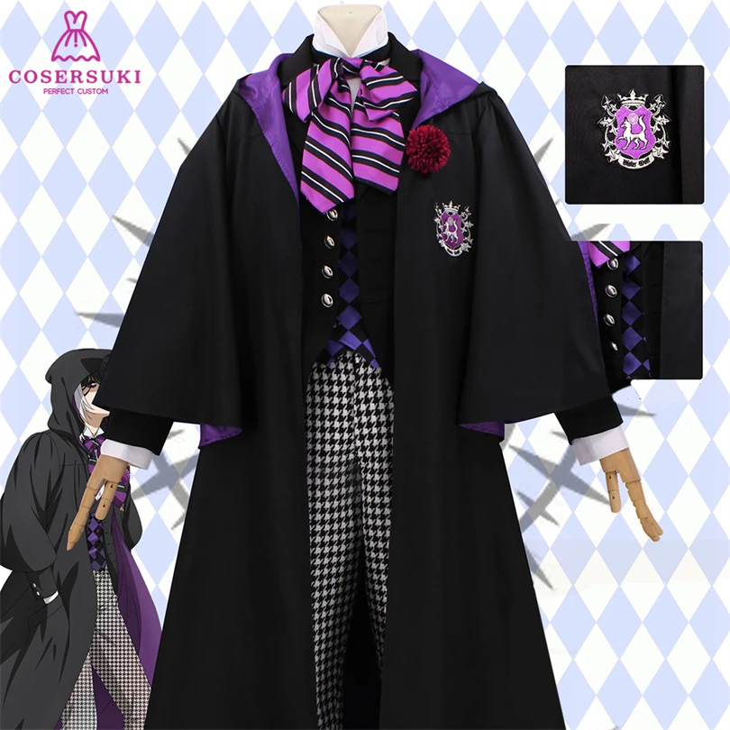 Black Butler: Public School Arc Gregory Ciel Edgar Redmond Herman Greenhill Lawrence Bluewer Cosplay Costume For Halloween